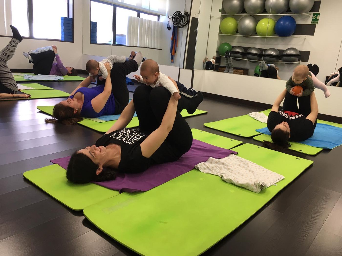 Clases de Pilates con bebés en Valdemoro