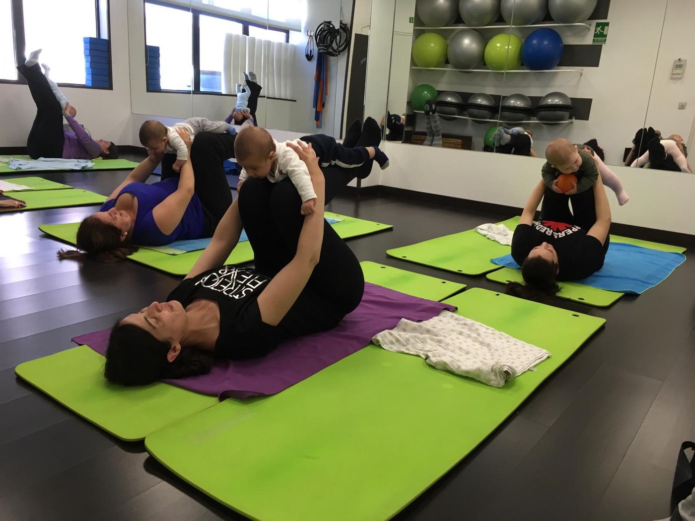 Clases de Pilates con bebés en Valdemoro