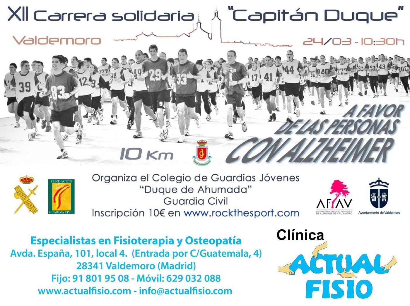 Noticia - Actualfisio en la XII Carrera Solidaria Capitán Duque