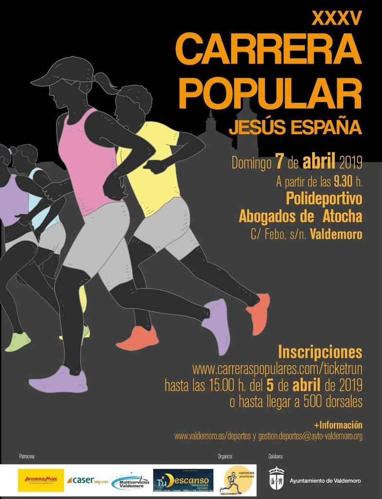 Actualfisio en la XXXV Carrera Popular Jesús España de Valdemoro