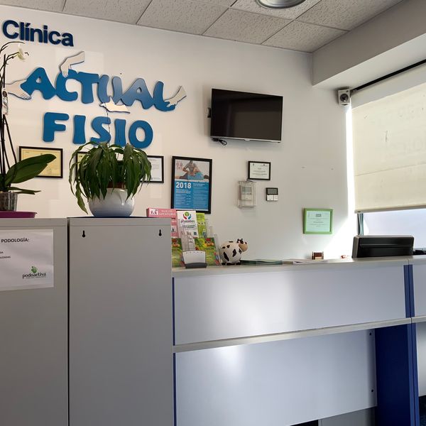 Recepcion clinica actualfisio valdemoro fisioterapia osteopatia pilates podologia diatermia plantillas